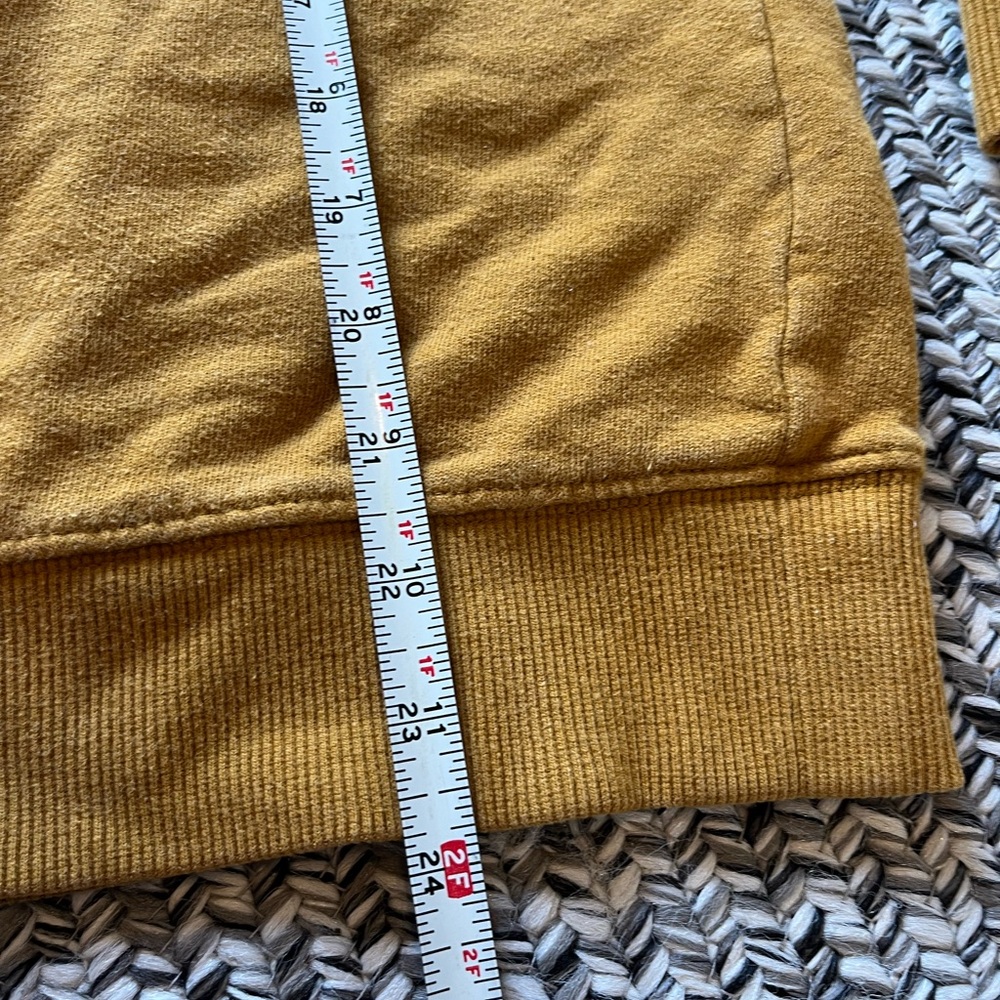 Mountain Hardwear Hoodie – Men’s Size S (Mustard) Organic cotton yellow gold - Picture 8 of 10